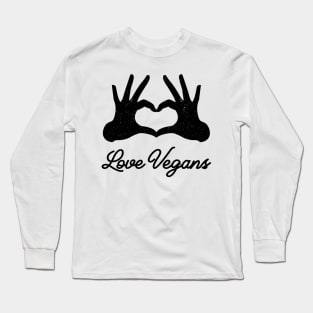 Love Vegans Long Sleeve T-Shirt